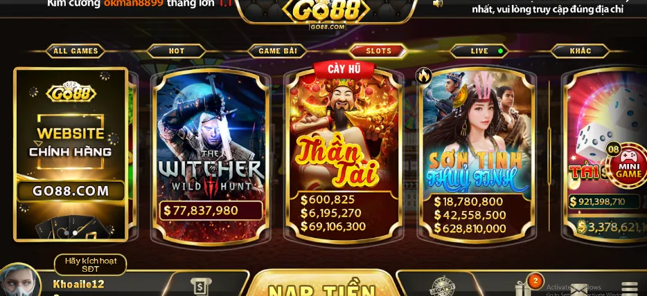 Khái quát về game Thần Tài của Go88 Tài Xỉu siêu hot